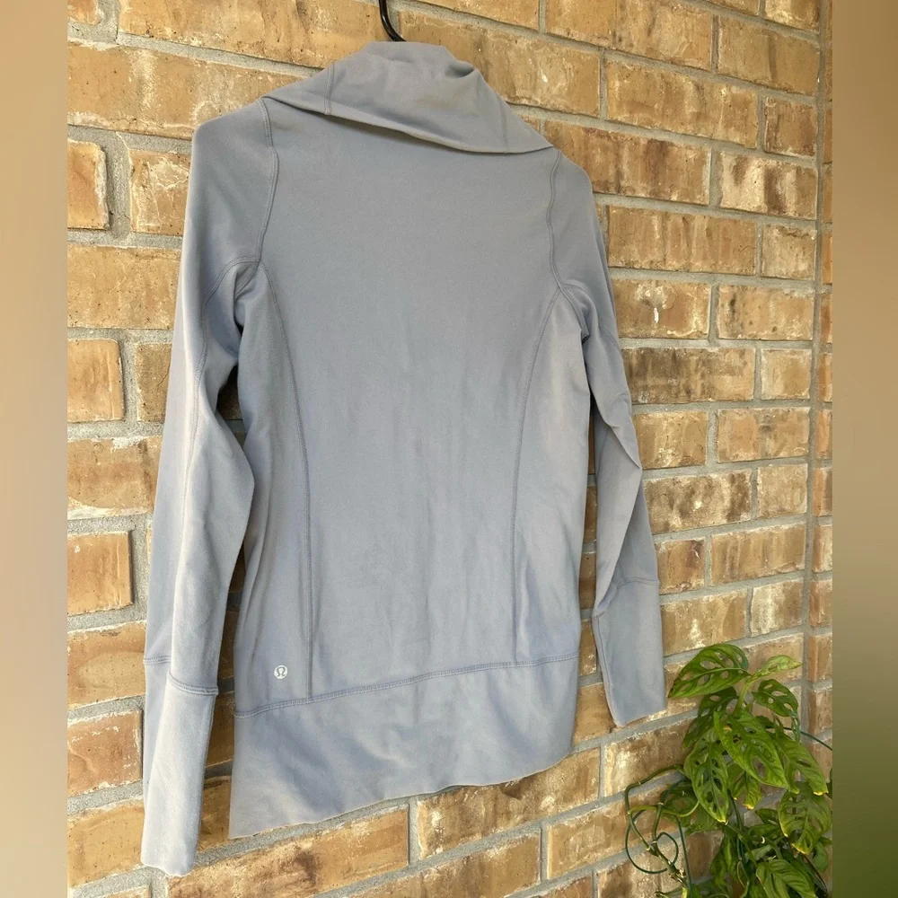 Lululemon In Stride Jacket, Fossil / Wee Are From Space Coal Fossil, Size 4 - Picture 11 of 12